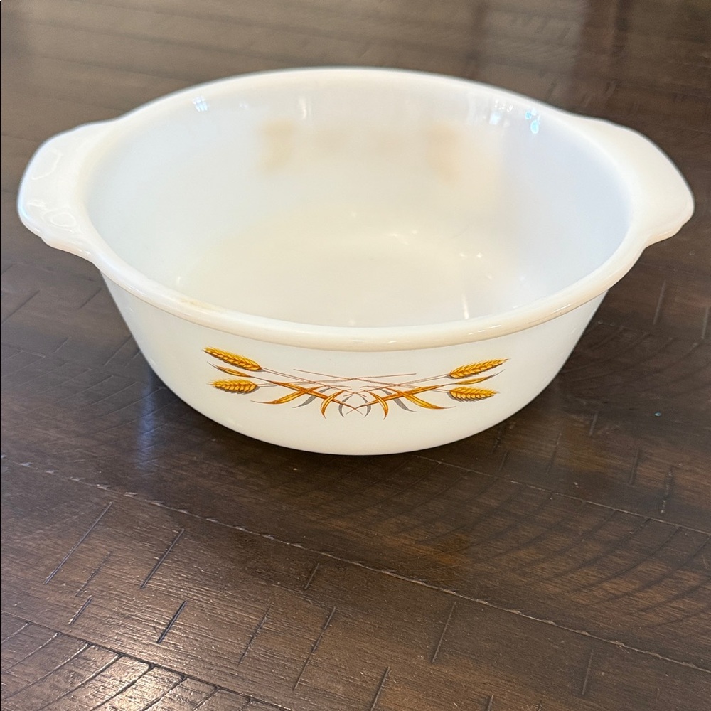 Fire King “Wheat” Pattern Baking Dish